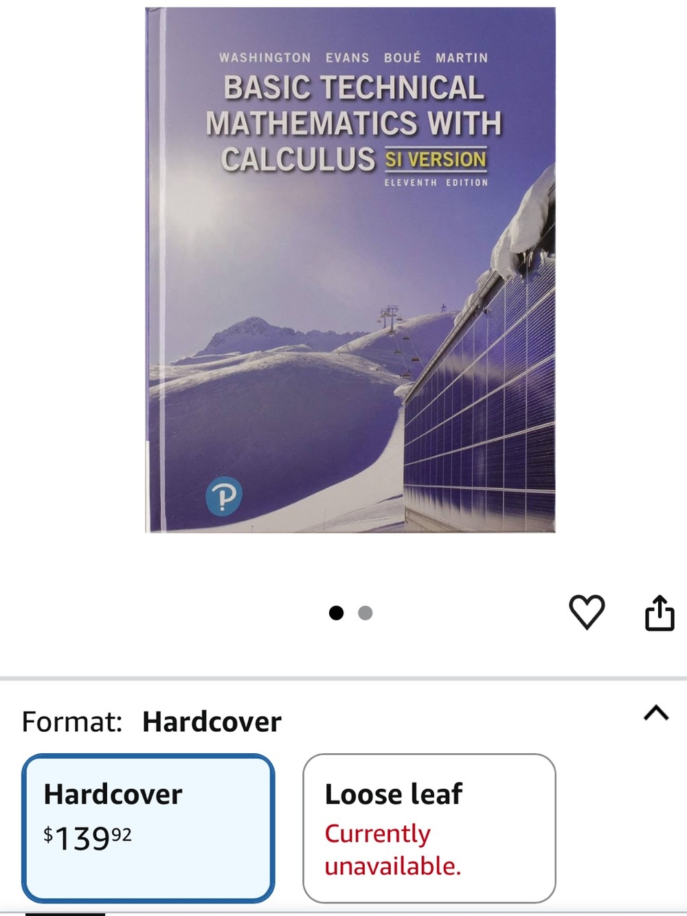 Basic Technical Mathematics with Calculus Textbook - Picture 2 of 6